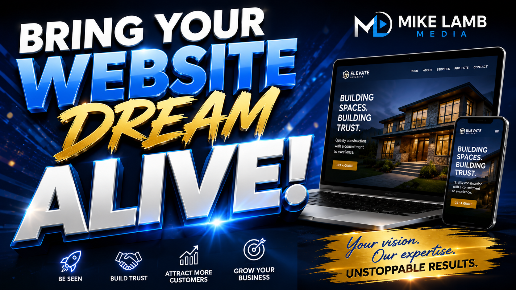 Bring your website dream alive