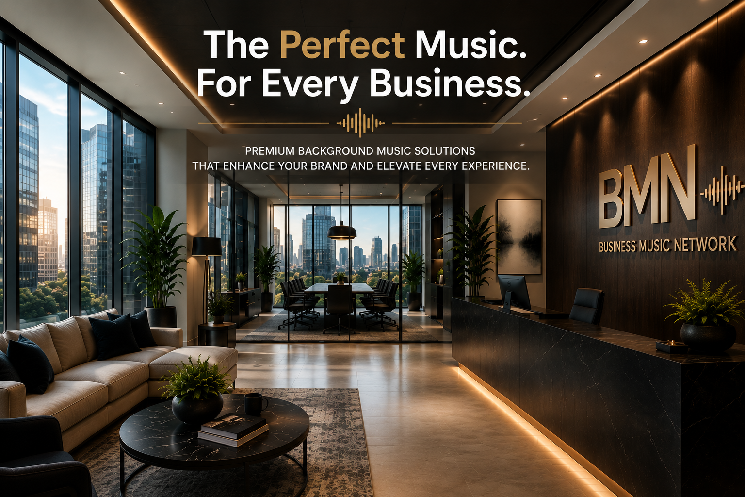 Elegant professional business environment