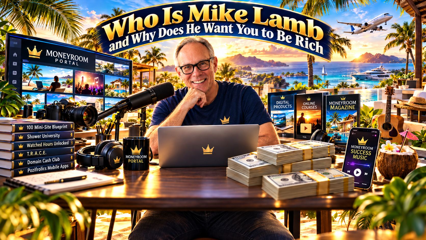 Who is Mike Lamb and why does he want you to be rich?