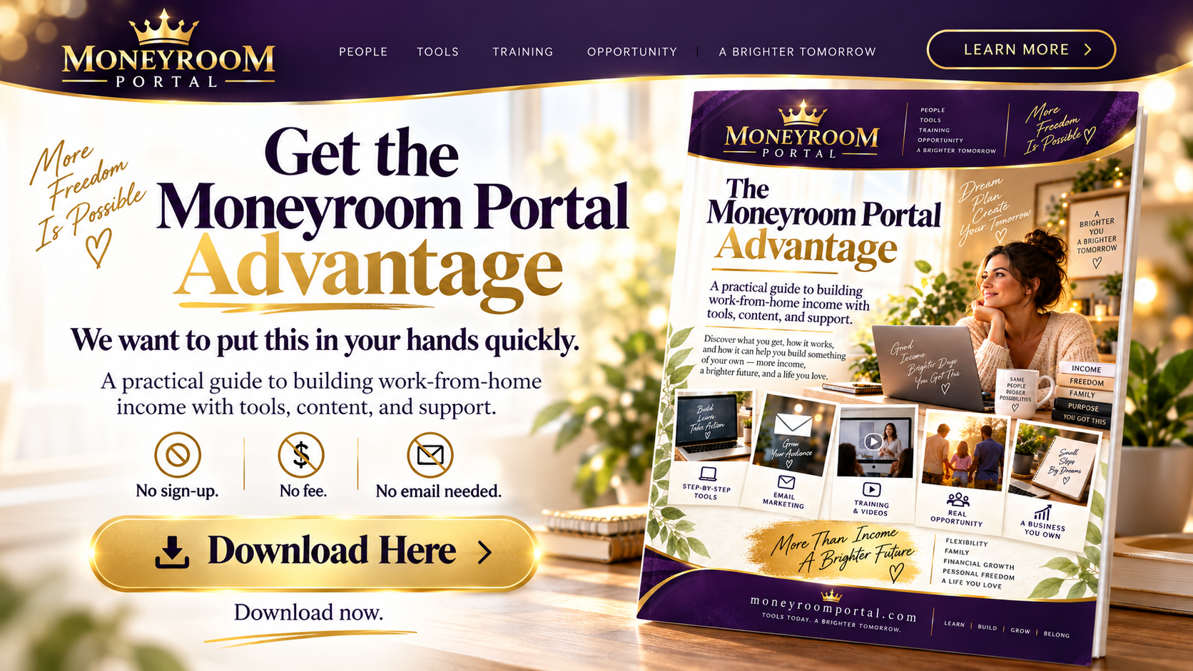 Download the free Moneyroom Portal Advantage guide